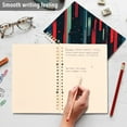 thumbnail image 4 of FORMRS 1-Subject Spiral Notebook 8" x 5" College Ruled 60 Refillable Sheet A5 Hard Cover, 2 Pack, Stars Abstract Lines, 4 of 7