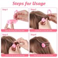 thumbnail image 7 of 56 Pieces Foam Hair Rollers | Soft Sleeping Foam Rollers | Sponge Hair Curler with Comb for DIY Hair Styling Hairdressing by Casewin (Pink), 7 of 7