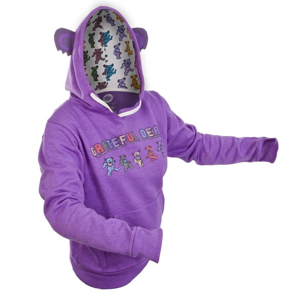 Grateful Dead - Dancing Bear Juniors Costume Hoodie - Medium