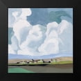 thumbnail image 2 of Wang, Melissa 15x15 Black Modern Framed Museum Art Print Titled - A Quiet Village IV, 2 of 5