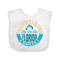 Inktastic Naples Florida Beach Vacation Boys or Girls Baby Bib