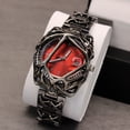 thumbnail image 2 of Reloj de Cuarzo Esqueleto Biomecánico para Hombre, Reloj de Pulsera de Acero Inoxidable Hueco Irregular, 2 of 6