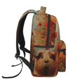 thumbnail image 3 of Fotbe Rose Cute Guinea Pig Pattern Casual Backpack for School, Travel, and Outdoor Activities - Durable, Lightweight, and Comfortable, 3 of 5