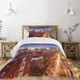 thumbnail image 3 of Ambesonne United States Quilted Bedspread Set 2 Pcs, Richmond Virginia, Twin Size, Multicolor, 3 of 6