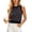 #0097-Navy, variant on Women's Striped Tank Top Round Neck Vertical Striped Sleeveless Knit Slim Fit Casual Daily Holiday Boho Summer Tops