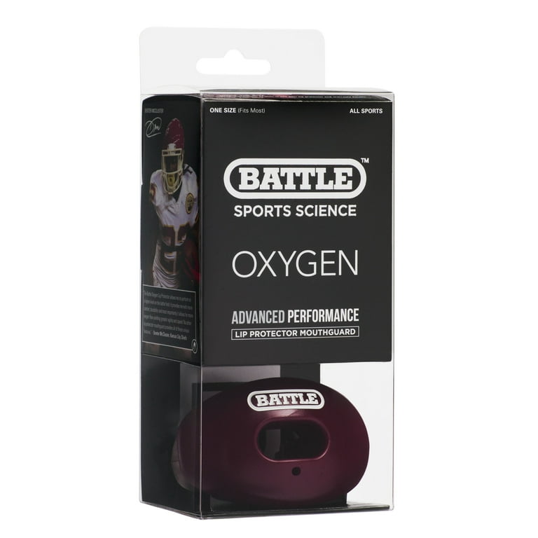 Battle Sports Oxygen Lip Protector Mouthguard - Maroon