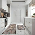 thumbnail image 4 of Coffee Kitchen Rugs,Non Skid Washable Microfiber mats for Kitchen Floor,Coffee Theme Kitchen Cushioned Runner Rug Decor Sets of 2 Pieces,17"x 47"+17"x 30", 4 of 6