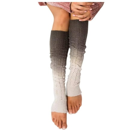 

Stockings High Long The Warm Women Socks Cotton Over Girls Knit Ladies Knee Stockings Warm Socks Socks for Little Girls
