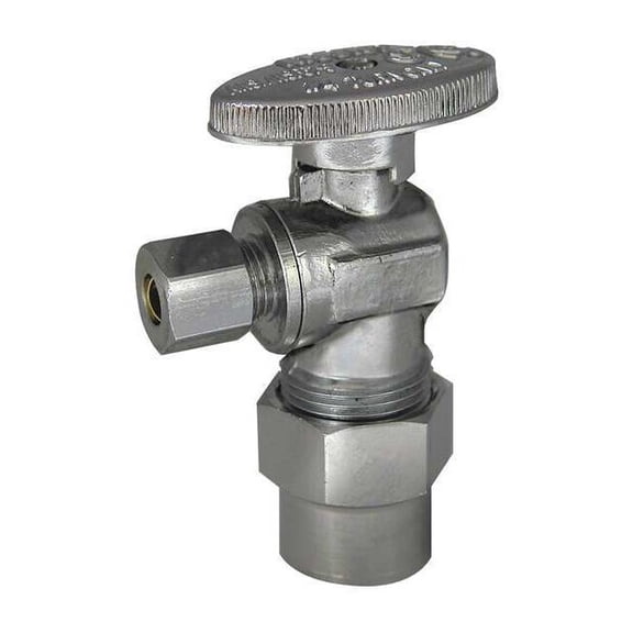 Kissler Angle Stop Valve, Brass, CPVC, 1/2 in. 88-9385