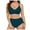 AG, variant on Linfrsh Sexy Bikinis for Women V Neck Knot Twist Front Push Up High Waisted Cheeky Two Piece Swimsuit Green,L