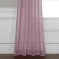 thumbnail image 4 of Blackberry Cream Grommet Solid Faux Linen Sheer Curtain (1 Panel), Blackberry Cream, 50W X 108L, 4 of 6