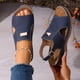 thumbnail image 2 of Sandalias de Cuña de las Mujeres Casuales de Moda Gruesa Parte Inferior de la Playa Estilo de la Boca de los Peces Sandalias de Verano de las Mujeres, 2 of 9
