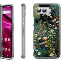 Shockproof Phone Case for T-Mobile Revvl 8, by OneToughShield - Flowery Garden