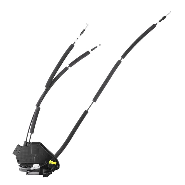 Actuador de pestillo de puerta lateral delantera izquierda con montaje de cable para Nissan Sentra Sedan - Paquete de 1 negro