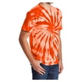 thumbnail image 4 of Yellow Rooster Men's Short Sleeve Tie-Dye Male Cotton T-Shirts Orange S, 4 of 6