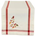 thumbnail image 1 of Design Imports CAMZ37819 14 x 108 in. Natural Embroidered Fall Leaves Bordered Table Runner, 1 of 1