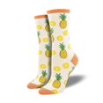 thumbnail image 1 of Ladies Partial To Pineapples Graphic Socks, 1 of 2
