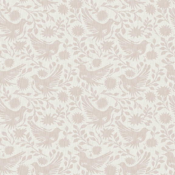 NuWallpaper Waverly Winged Serenade Pink Peel and Stick Wallpaper