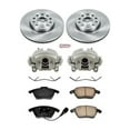 thumbnail image 2 of PowerStop Front Stock Replacement Brake Pad and Rotor Kit with Calipers Fits: AUDI VOLKSWAGEN Select Models KCOE4623, 2 of 5