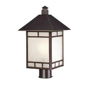 Acclaim Artisan 1-Light Outdoor Post Mount - Architectural Bronze - 9027ABZ