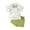 B, variant on Toddler Boy Easter Outfit Short Sleeve Rabbit Print Shirt Top with Bowtie Elastic Shorts 2Pcs Baby Boy Clothes