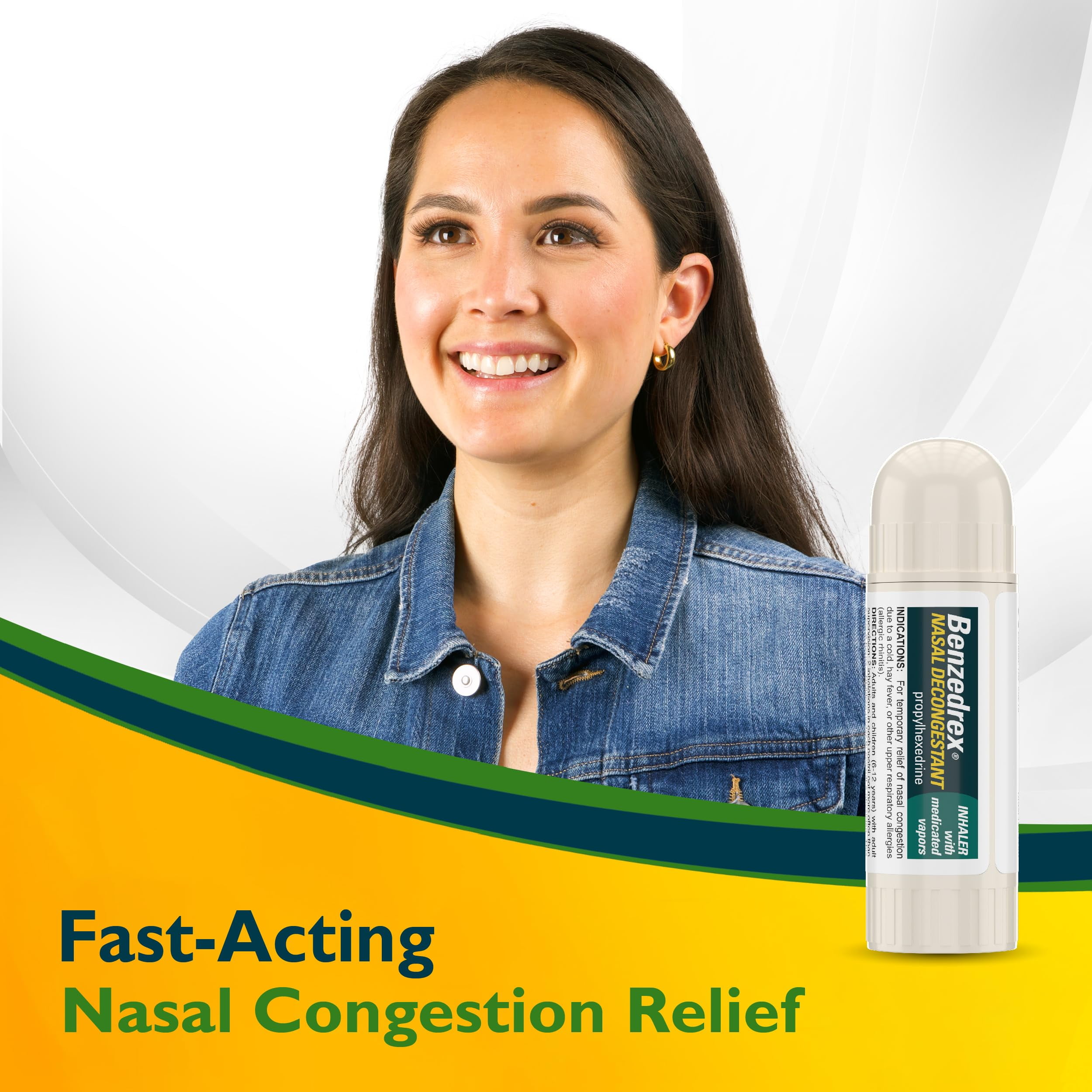 Benzedrex Nasal Decongestant Inhaler with Medicated Vapors (Pack of 8)