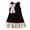 Black, variant on Kids Girl Dresses Pink Sleeveless Princess Birthday Girl Dress Graduation 4T