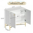 thumbnail image 2 of Newboti Furniture 2 Door White Locker Accent Cabinet BN.1497, 2 of 10