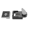 thumbnail image 2 of 3/8'' Quick Release Plate, Durable Black Aluminum Alloy Tripod Quick Release Plate, For Camera, 2 of 8