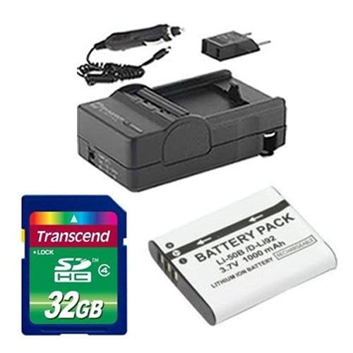 Olympus Stylus Tough Tg 850 Digital Camera Accessory Kit Includes Sdli50b Battery Sdm 192 Charger Sd32gb Memory Card Walmart Com Walmart Com