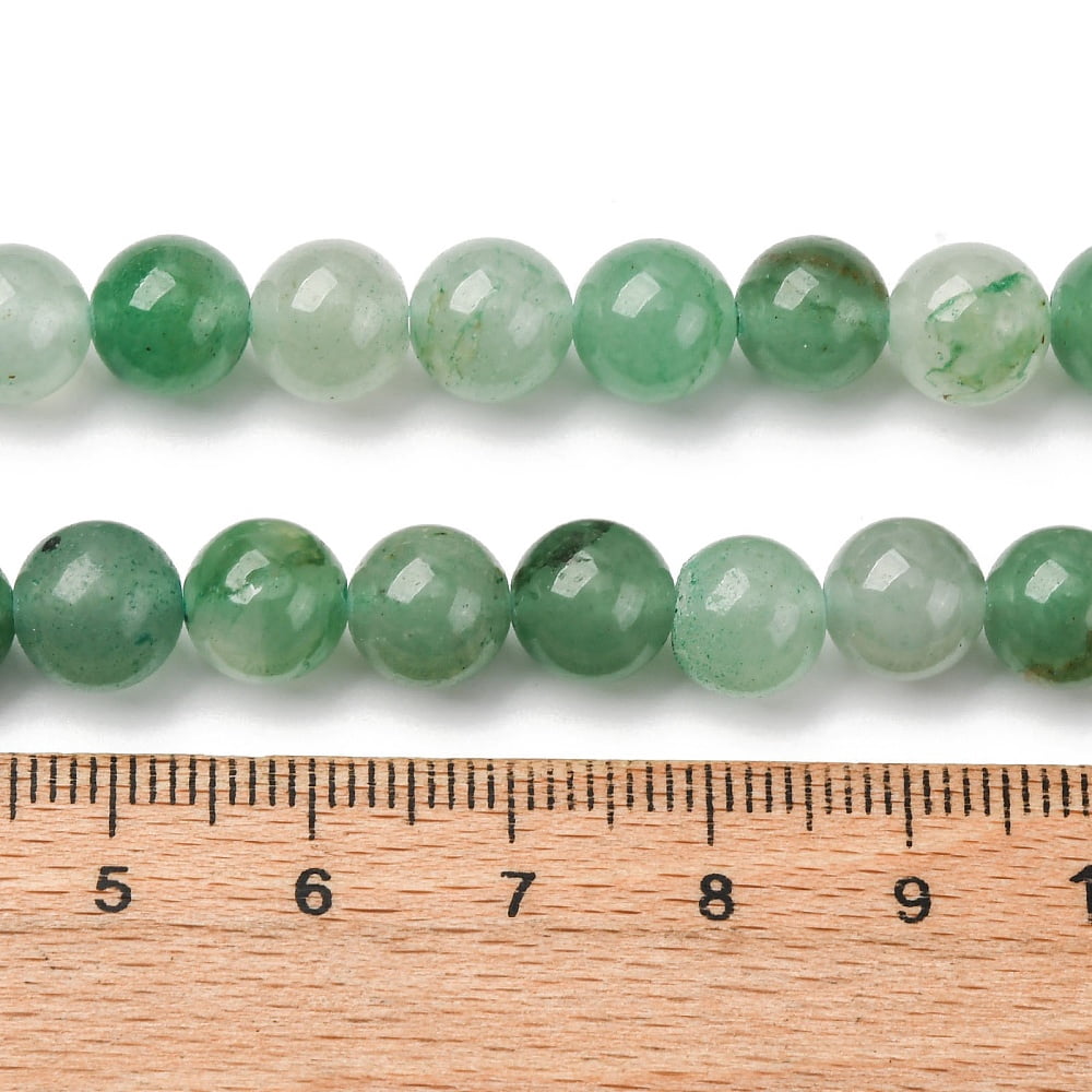 Natural Green Aventurine Round Beads Strands 8.5mm Hole: 1.2mm 47pcs/strand 15''(38.1cm)