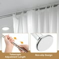 thumbnail image 4 of Unique Bargains 16-20 Inch Silver Telescopic Curtain Rods, Adjustable Stainless Steel Shower Curtain Rod for Bathroom Bedroom, 4 of 5
