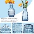 thumbnail image 4 of Jarrones de cristal vintage de cristal azul ODBCYWM, 16 unidades, 4 of 7