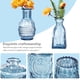 thumbnail image 4 of Jarrones de cristal vintage de cristal azul ODBCYWM, 16 unidades, 4 of 7