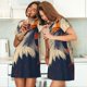thumbnail image 4 of Balery American Bald Eagle A Camisón de manga corta con cuello redondo para mujer, cómodo y elegante., 4 of 6