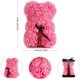 thumbnail image 2 of Oso de rosa, oso de peluche, oso de flor artificial, el mejor regalo para el día de San Valentín $ Oso de flor de rosa Oso de flor de burbuja $ Juguete de oso de abrazo de flor inmortal de simulación, 2 of 5