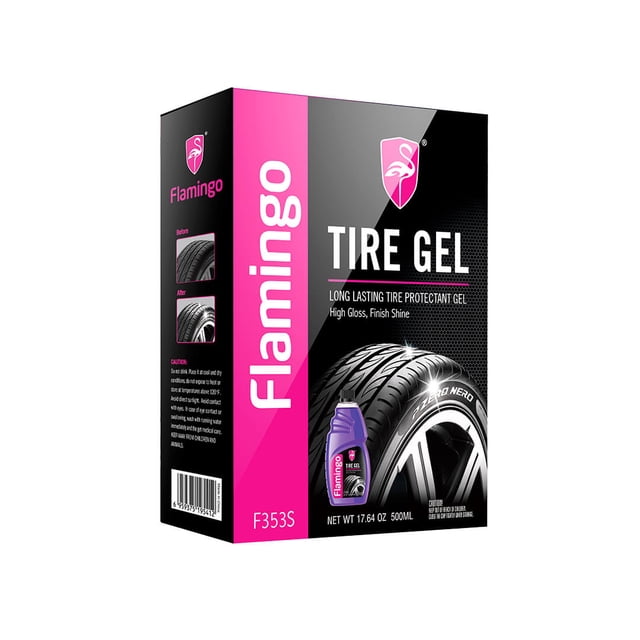 Kit De Gel Para Llantas A Base De Agua Flamingo De 500 Ml Modelo F353S