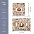 thumbnail image 2 of Yayeee Toggle Light Switch Wall Plate 2-Gang 4.56"x4.48" Decorative Outlet Cover, Campfire Pattern, 2 of 7