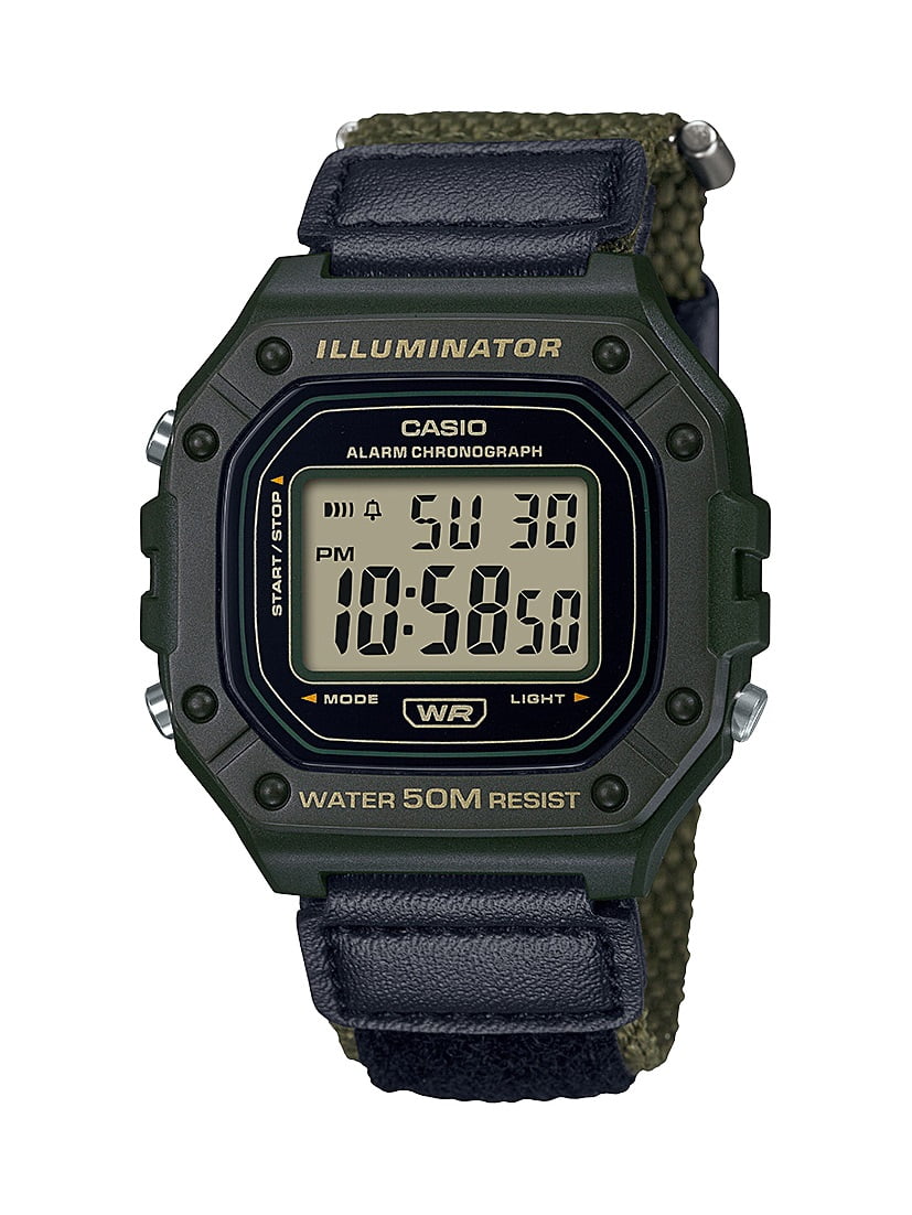 Casio Men s Classic Digital Watch Stainless Steel Walmart