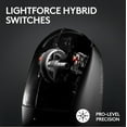 thumbnail image 4 of Logitech G PRO X SUPERLIGHT 2 LIGHTSPEED Wireless Gaming Mouse, White - Mouse - gaming - optical - 5 buttons - wireless - 2.4 GHz - USB Logitech LIGHTSPEED receiver - white, 4 of 11