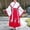 Red, variant on Elegant Traditional Chinese Gown for and Historical Theme Parties Kids with Wide Sleeves Party Dress Elegant Heritage Attire