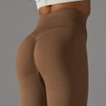 thumbnail image 6 of GEWSEY Scrunch Butt Lifting Leggings for Women Seamless Gym Workout Leggings Soft High Waist Tummy Control Yoga Pants (Coffee, S), 6 of 8
