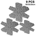 thumbnail image 1 of Juego de 9 protectores de sartenes, 3 tamaños diferentes, protectores de sartenes apilables, evitan arañazos, separan y protegen tus platos, almohadillas separadoras de sartenes, 1 of 5