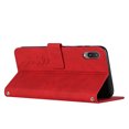 thumbnail image 4 of for Samsung Galaxy A02 / M02 (6.5 inch) Wallet Case With Card Slots Kickstand Magnetic and Wrist Strap Flip Case for Samsung Galaxy  A02 / M02,Red, 4 of 10