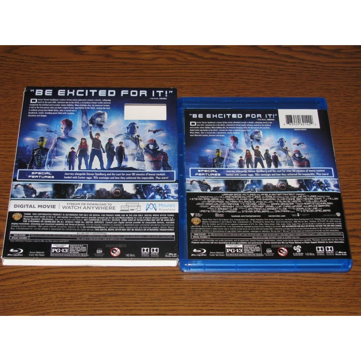 Warner Home Video: Ready Player One Blu-ray + DVD, Sci-Fi 