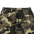thumbnail image 5 of Uwinwear Men's camouflage Cargo Shorts Summer Athletic Outdoor Short Pants Fashion Print Drawstring Casual Shorts with Multi-pocket,Khaki,XXL, 5 of 7