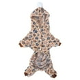 thumbnail image 1 of Acaricie el mono, materiales respetuosos del medio ambiente de la ropa del animal doméstico del mono del perro del animal doméstico del beige arenoso de la franela, 1 of 9