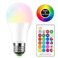 thumbnail image 4 of Bombilla Led De 15W E27, Iluminación De Ambiente Que Cambia De Color, Lámpara Led, Flash Estroboscópico, Barra De Modo De Desvanecimiento, Luces Decorativas Rgbw Ktv matsuzay HA025517-04, 4 of 5
