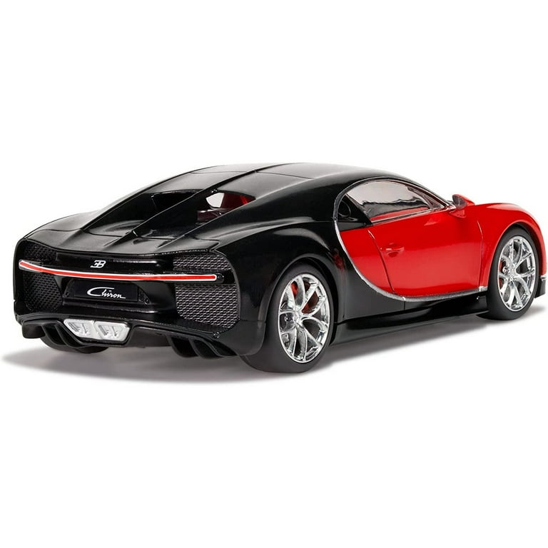 Bugatti Chiron Car Kit [1:43 scale in Red/Black] 