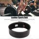 thumbnail image 4 of Cinturón de levantamiento de pesas, cinturón de levantamiento de cuero real ajustable y flexible, cinturón de cintura de gimnasio de primera calidad, soporte fuerte para sentadillas, peso muerto par, 4 of 5